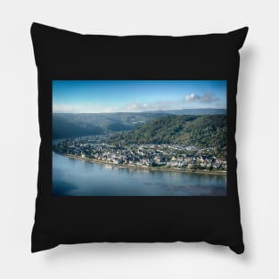 Braubach Rhineland from Marksburg Castle Pillow