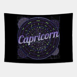 Capricorn Zodiac Astrology Tapestry