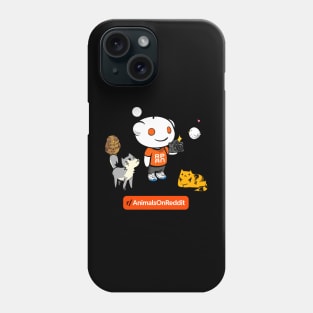 r/AnimalsOnReddit Snoo (with text) - Items Include Phone Case