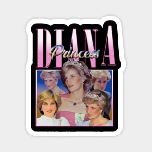 Diana, Princess Of Wales Bootleg Vintage Magnet