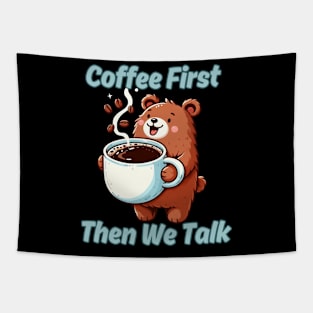 Coffee Bear Tapestry