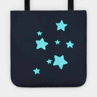 Blue Stars and Sparkles Tote