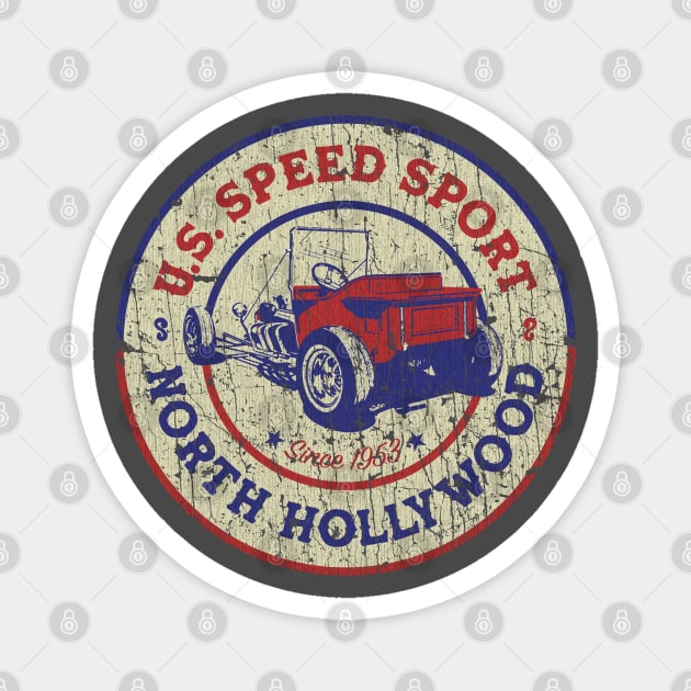 U.S. Speed Sport North Hollywood 1953 Magnet by JCD666