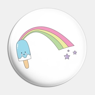 Rainbow Ice Cream Pin