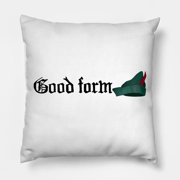 Good form Pillow by Chic and Geeks