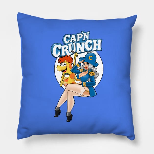 Crunchy Pinup Pillow by Becca Whitaker