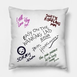 the boys hughie broken hand art Pillow