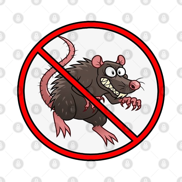 No Rats by  The best hard hat stickers 