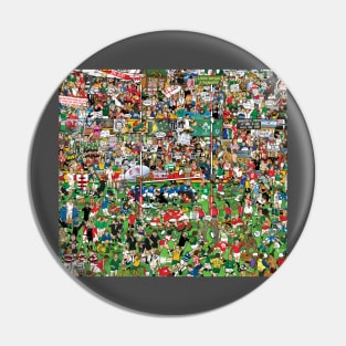 Rugby Mishmash Pin