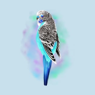 Blue budgie T-Shirt