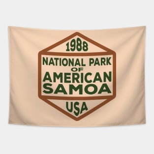 National Park of American Samoa badge Tapestry