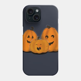 Jaunty Jack-O-Lanterns Phone Case