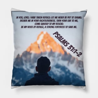 Psalms 31:1-2 Pillow