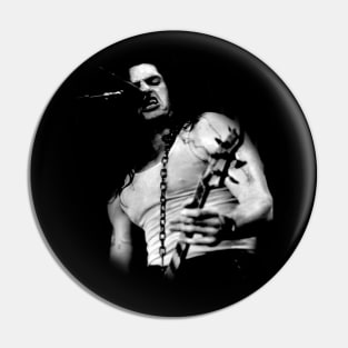 In Loving Memory of Peter Steele Pay Tribute to the Iconic Frontman of Type O Negative with a Stylish T-Shirt Pin