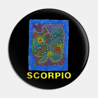 Constellation Scorpio Pin