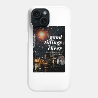 Good tidings and cheer and to hell with this year - Christmas Holiday Greeting Card 2022 Phone Case