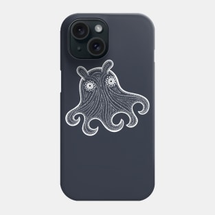 Flapjack or Dumbo Octopus Ink Art - on dark colors Phone Case