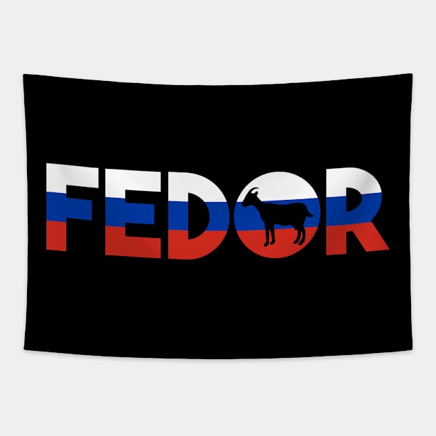 Fedor GOAT Tapestry by dajabal