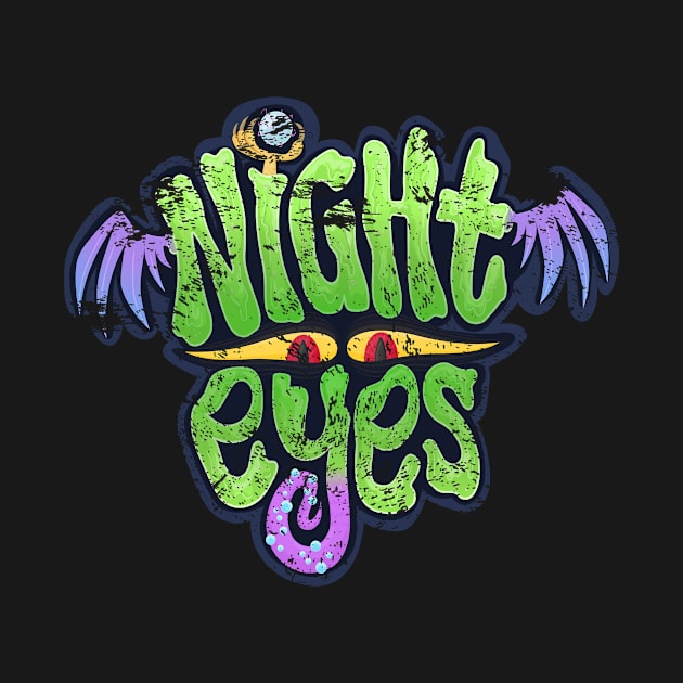 'Night Eyes' Logo - distressed by mukpuddy