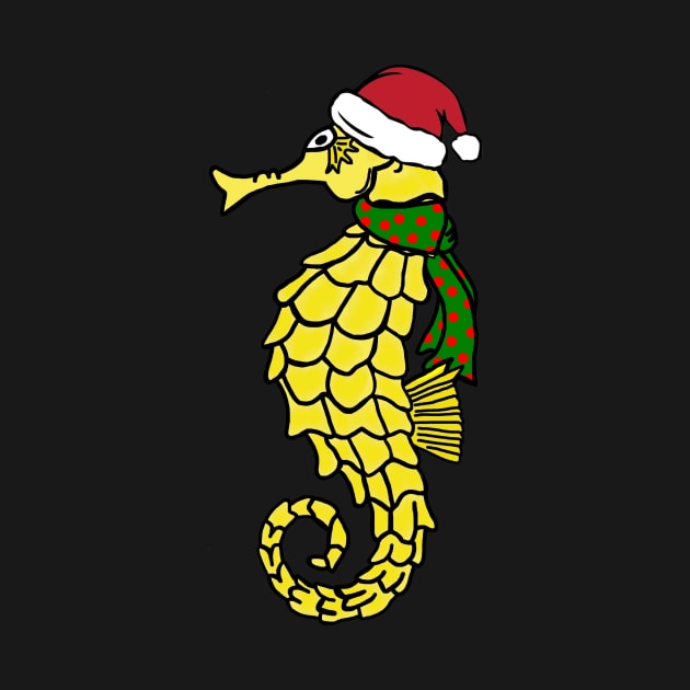 Christmas Seahorse by imphavok