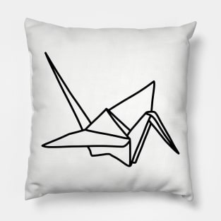 Traditional Origami Crane Pillow