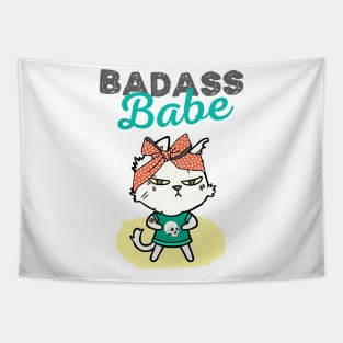 Badass Babe Tapestry