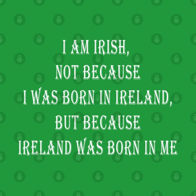 Ireland was born in me by valentinahramov