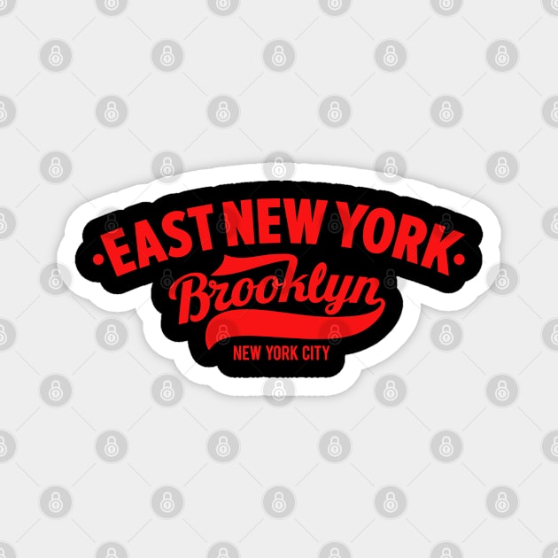 „East New York“ Brooklyn - New York City Neighborhood Magnet by Boogosh