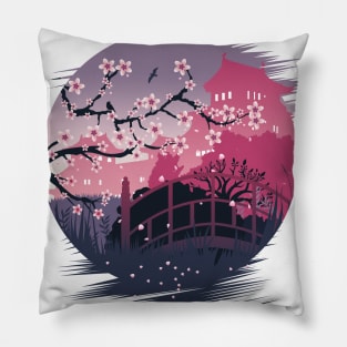 Dark Blossom Pillow