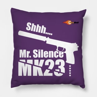 GUN MK 23 (white) Pillow