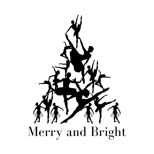 Merry and Bright christmas tree dancers by Dancespread