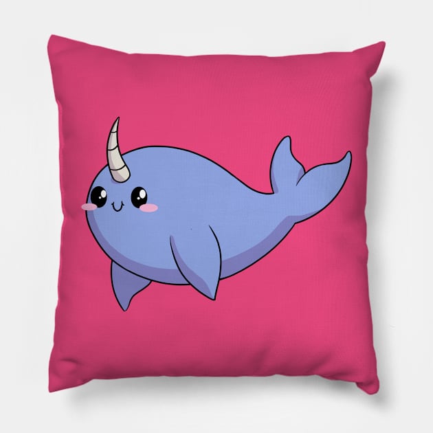 Nawww-whal Pillow by Modeststroke