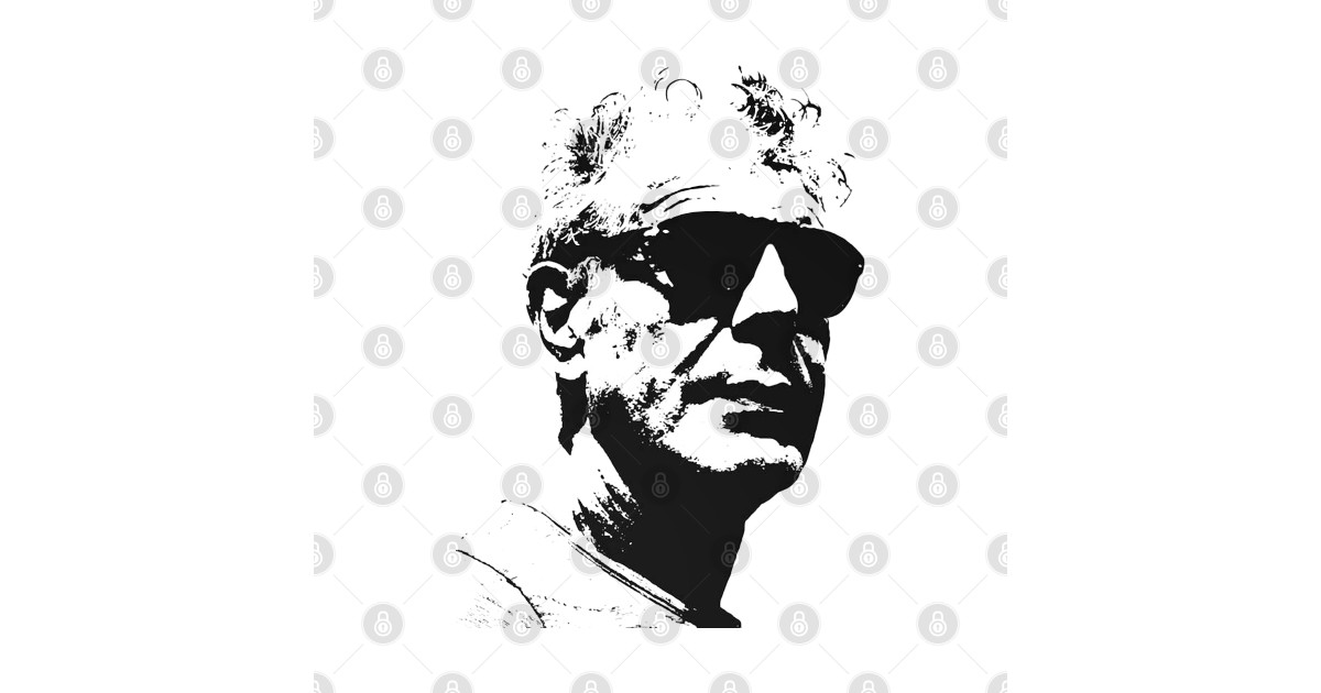 Anthony Bourdain // Vintage Style Anthony Bourdain TShirt TeePublic