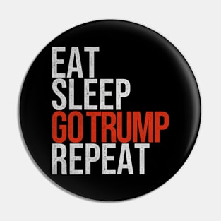 Go Trump Presidential Election 2024 Pin