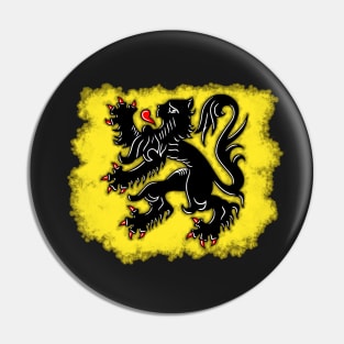 The Black Lion of Flanders, Flemish Nationalism Pin