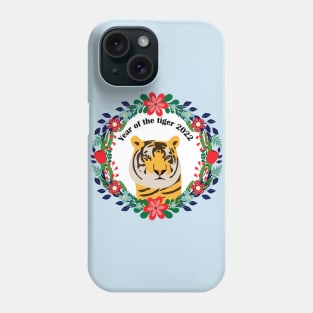 Year of the tiger 2022 - flowers Phone Case