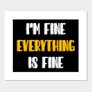 Im Fine Thank You Posters And Art Prints Teepublic