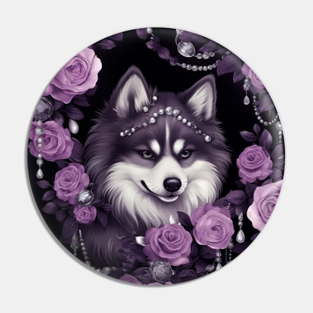 Luxe Pomsky Pin by Enchanted Reverie