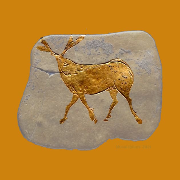 Paleolithic Reindeer by Mosaicblues