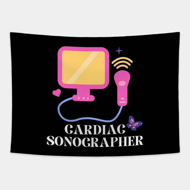 Cardiac Sonographer Tapestry by Haministic Harmony