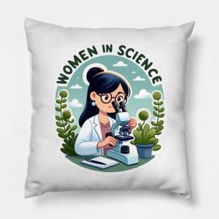 Empowering Women in Science Pillow