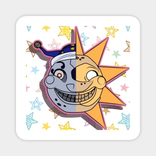 Sun and Moon Fnaf Magnet