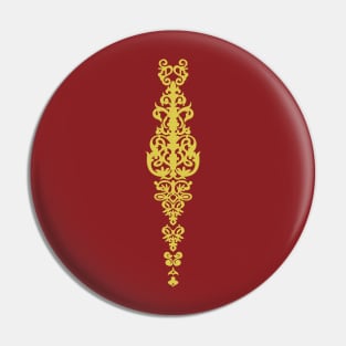 Queen Embroidery Pin