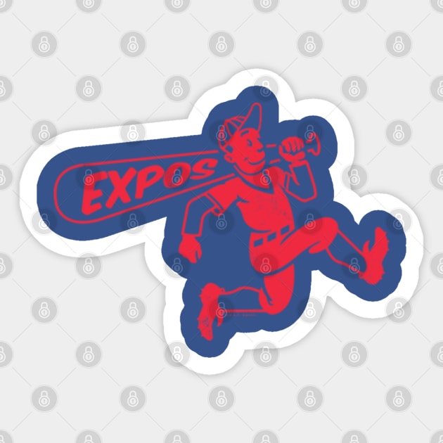 Montreal Expos MLB Stickers