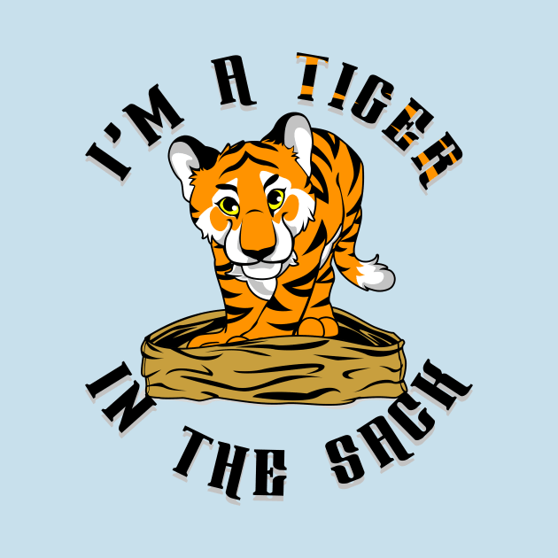 Tiger in the Sack by CaffeineBlitz