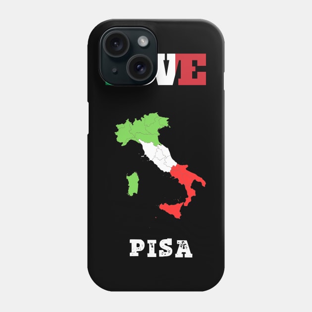 pisa shirt - maglietta pisa pisano magliette pisa t shirt pisa stampate Phone Case by vaporgraphic