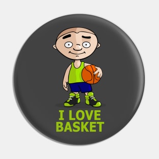 I love Basket Pin