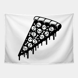 Pizza Skulls Tapestry