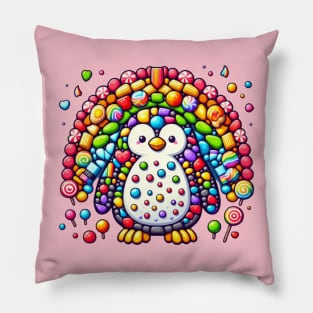 Penguin Candy VI Pillow