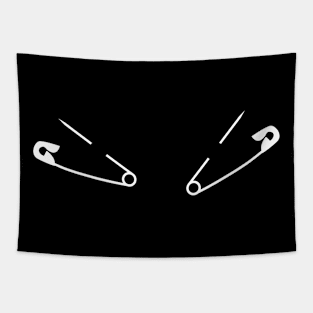 safety pin Tapestry